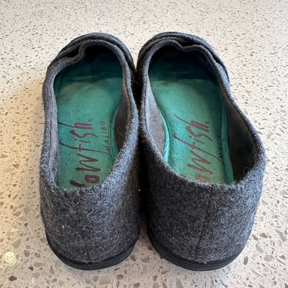 Blowfish fabric ballet flats. Gray, size 7. - Picture 2 of 4